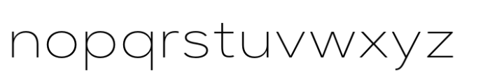 Dexa Pro Expanded Thin Font LOWERCASE