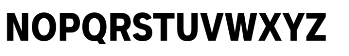 Dexa Pro Narrow Bold Font UPPERCASE