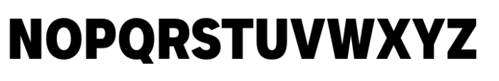 Dexa Pro Narrow Extra Bold Font UPPERCASE