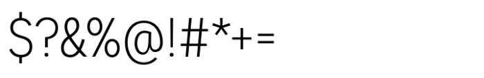 Dexa Pro Narrow Extra Light Font OTHER CHARS