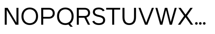 Dexa Pro Regular Font UPPERCASE