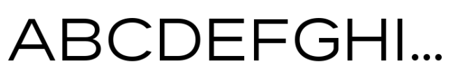 Dexa Pro Variable Expanded Font UPPERCASE