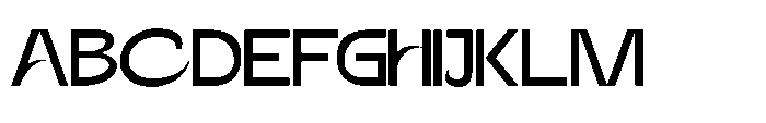 Dextive Display Font UPPERCASE