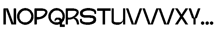 Dextive Display Font UPPERCASE