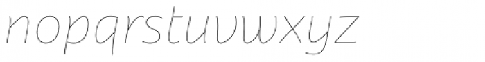 Dez Now Sans Gaunt Italic Font LOWERCASE