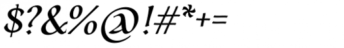 Dez Petranian Italic Font OTHER CHARS