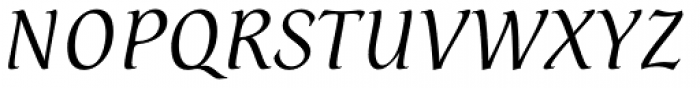 Dez Petranian Light Italic Font UPPERCASE