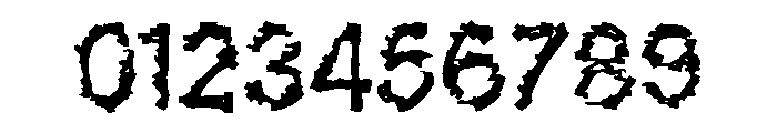 De Generation Regular Font OTHER CHARS