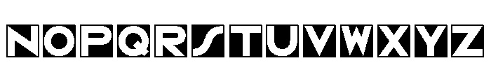 DeUnie Bold Font LOWERCASE