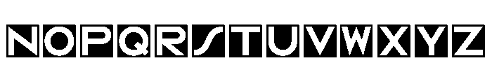 DeUnie SemiBold Font LOWERCASE