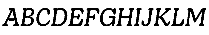 Decoy LightItalic Font UPPERCASE