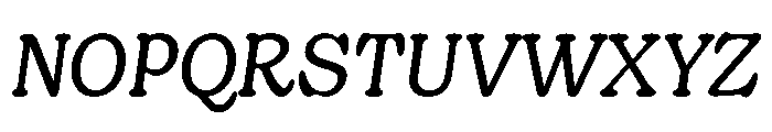 Decoy LightItalic Font UPPERCASE