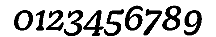 Decoy RegularItalic Font OTHER CHARS