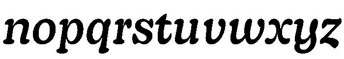 Decoy RegularItalic Font LOWERCASE