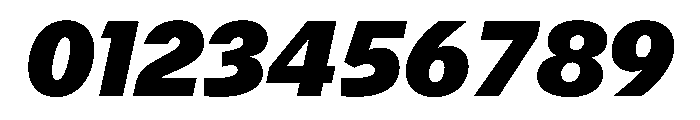 Delegate Black Italic Font OTHER CHARS