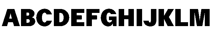 Delegate Black Font UPPERCASE