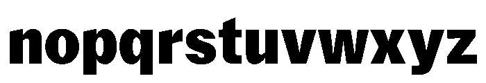 Delegate Black Font LOWERCASE