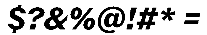 Delegate Bold Italic Font OTHER CHARS