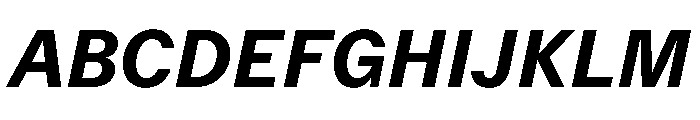 Delegate Bold Italic Font UPPERCASE