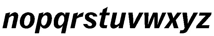 Delegate Bold Italic Font LOWERCASE