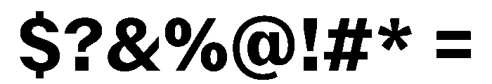 Delegate Bold Font OTHER CHARS