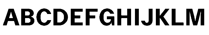 Delegate Bold Font UPPERCASE