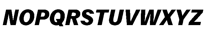 Delegate Heavy Italic Font UPPERCASE