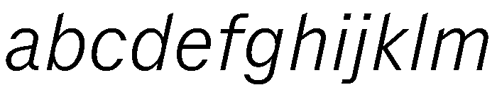 Delegate Light Italic FONT