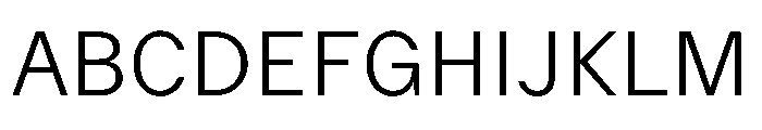 Delegate Light Font UPPERCASE