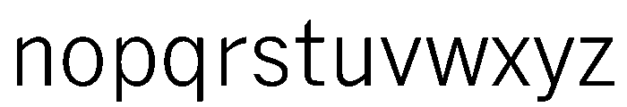 Delegate Light Font LOWERCASE