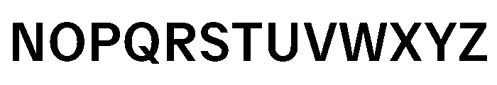 Delegate Medium Font UPPERCASE