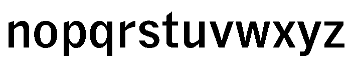 Delegate Medium Font LOWERCASE