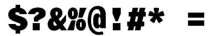 Delegate Mono Black Font OTHER CHARS