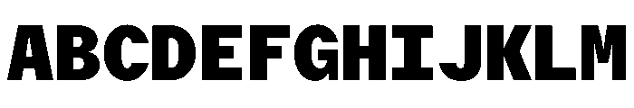 Delegate Mono Black Font UPPERCASE