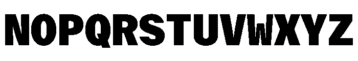 Delegate Mono Black Font UPPERCASE