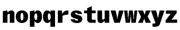 Delegate Mono Black Font LOWERCASE