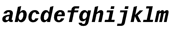 Delegate Mono Bold Italic FONT