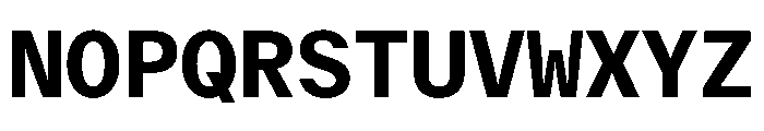 Delegate Mono Bold Font UPPERCASE