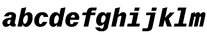 Delegate Mono Heavy Italic FONT