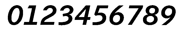 Delegate Mono Medium Italic Font OTHER CHARS