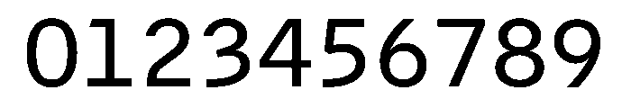 Delegate Mono Regular Font OTHER CHARS