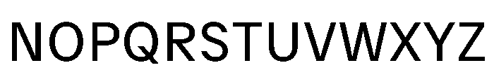 Delegate Regular Font UPPERCASE
