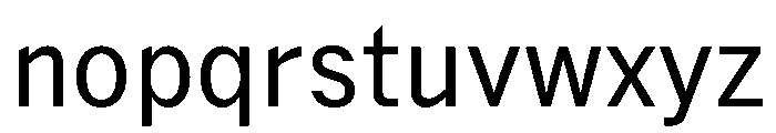 Delegate Regular Font LOWERCASE
