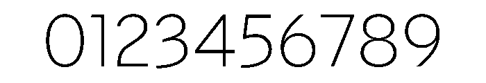 Delegate Thin Font OTHER CHARS