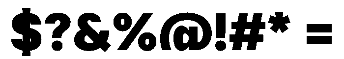 Delphia Black Font OTHER CHARS