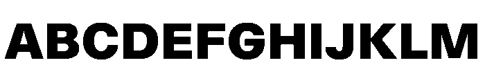 Delphia BlackWide Font UPPERCASE