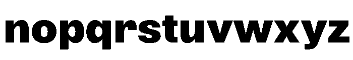 Delphia BlackWide Font LOWERCASE