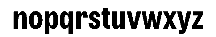 Delphia BoldCond Font LOWERCASE