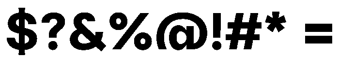 Delphia BoldWide Font OTHER CHARS
