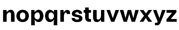 Delphia BoldWide Font LOWERCASE